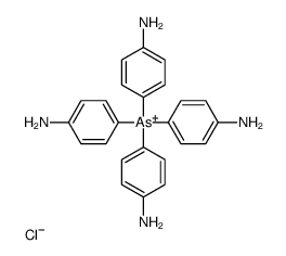 tetrakis(4-aminophenyl)arsanium,chloride结构式