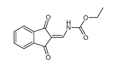 ethyl ((1,3-dioxo-1H-inden-2(3H)-ylidene)methyl)carbamate Structure