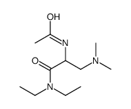 2-acetamido-3-(dimethylamino)-N,N-diethylpropanamide结构式