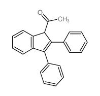 Ethanone,1-(2,3-diphenyl-1H-inden-1-yl)- structure