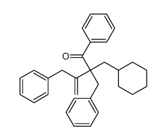 2,3-dibenzyl-2-(cyclohexylmethyl)-1-phenylbut-3-en-1-one Structure