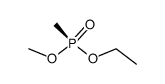 (-)-(S)P-ethyl methyl methanephosphonate Structure