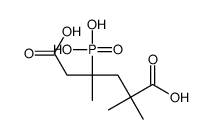 2,2,4-trimethyl-4-phosphonohexanedioic acid Structure