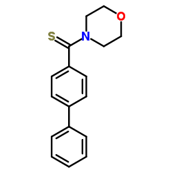 4-Biphenylyl(4-morpholinyl)methanethione结构式