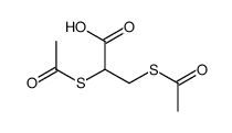 2,3-bis(acetylsulfanyl)propanoic acid结构式
