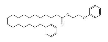 2-phenoxyethyl 18-phenyloctadecanoate Structure