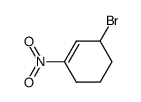 3-bromo-1-nitrocyclohex-1-ene Structure