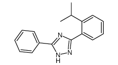3-(o-Cumenyl)-5-phenyl-1H-1,2,4-triazole Structure
