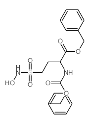 benzyl 4-(hydroxysulfamoyl)-2-phenylmethoxycarbonylamino-butanoate Structure