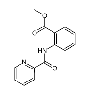 methyl 2-[(pyridinecarbonyl)amino]benzoate结构式