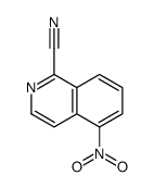 5-nitroisoquinoline-1-carbonitrile Structure