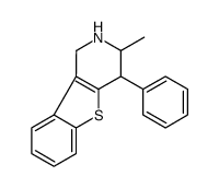 3-methyl-4-phenyl-1,2,3,4-tetrahydro-[1]benzothiolo[3,2-c]pyridine结构式