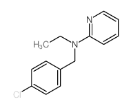 N-[(4-chlorophenyl)methyl]-N-ethyl-pyridin-2-amine结构式