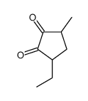 3-ethyl-5-methylcyclopentane-1,2-dione结构式