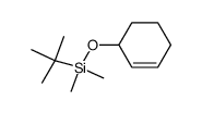 tert-butyl(2-cyclohexen-1-yloxy)dimethylsilane Structure