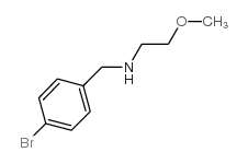 N-[(4-bromophenyl)methyl]-2-methoxyethanamine Structure