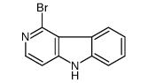 1-bromo-5H-pyrido[4,3-b]indole结构式