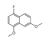 1-fluoro-4,6-dimethoxynaphthalene结构式