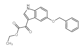 ethyl 2-oxo-2-(5-phenylmethoxy-1H-indol-3-yl)acetate structure