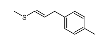 (E)-methyl(3-(p-tolyl)prop-1-en-1-yl)sulfane结构式