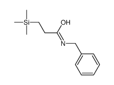 N-benzyl-3-trimethylsilylpropanamide Structure