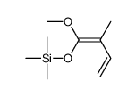 (1-methoxy-2-methylbuta-1,3-dienoxy)-trimethylsilane Structure