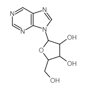 9H-Purine, 9-b-D-arabinofuranosyl-结构式