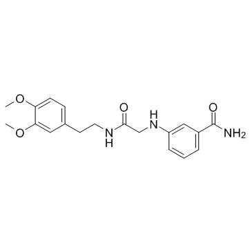 3-[[2-[[2-(3,4-Dimethoxyphenyl)ethyl]amino]-2-oxoethyl]amino]benzamide Structure