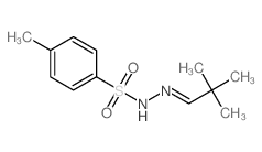 N-(2,2-dimethylpropylideneamino)-4-methyl-benzenesulfonamide结构式