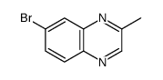 7-Bromo-2-methylquinoxaline Structure