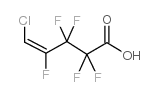 5-氯-2,2,3,3,4-戊氟-4-戊烯酸结构式
