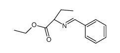 ethyl 2-(benzylideneamino)butyrate结构式