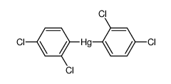 bis(2,4-dichlorophenyl)mercury Structure