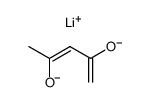 2,4-di(lithio-oxy)penta-1,3-diene结构式