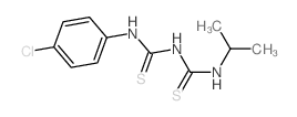 3-[(4-chlorophenyl)thiocarbamoyl]-1-propan-2-yl-thiourea structure