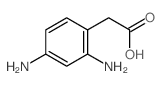 2-(2,4-diaminophenyl)acetic acid structure