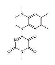 6-<<2-(dimethylamino)-4,5-dimethylphenyl>methylamino>-3-methylpyrimidine-2,4,5(3H)-trione结构式