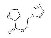 2-imidazol-1-ylethyl oxolane-2-carboxylate Structure