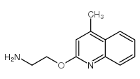 Lepidine, 2-(2-aminoethoxy)- (8CI) Structure