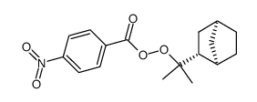 1-(exo-2-Norbornyl)-1-methylethyl-p-nitroperbenzoat结构式