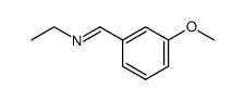 (E)-N-ethyl-1-(3-methoxyphenyl)methanimine Structure