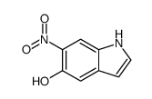 6-Nitro-1H-indol-5-ol Structure