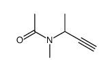 N-(but-3-yn-2-yl)-N-methylacetamide结构式