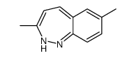 3,7-dimethyl-2H-1,2-benzodiazepine Structure