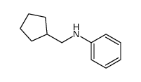 N-(cyclopentylmethyl)aniline结构式