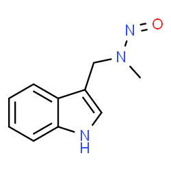 N-nitroso-N-methyl-3-aminomethylindole structure