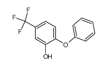 2-phenoxy-5-(trifluoromethyl)phenol结构式