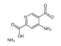 azanium,4-amino-5-nitropyridine-2-carboxylate Structure