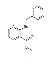 ethyl 2-(benzylseleno)nicotinate Structure
