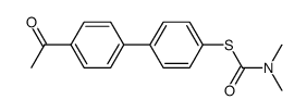 S-(4'-acetyl(1,1'-biphenyl)-4-yl) N,N-dimethylcarbamate Structure